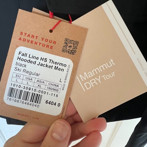 Mammut - Fall Line HS Thermo Hooded Jacket (Men's L) - Picture 11 of 11